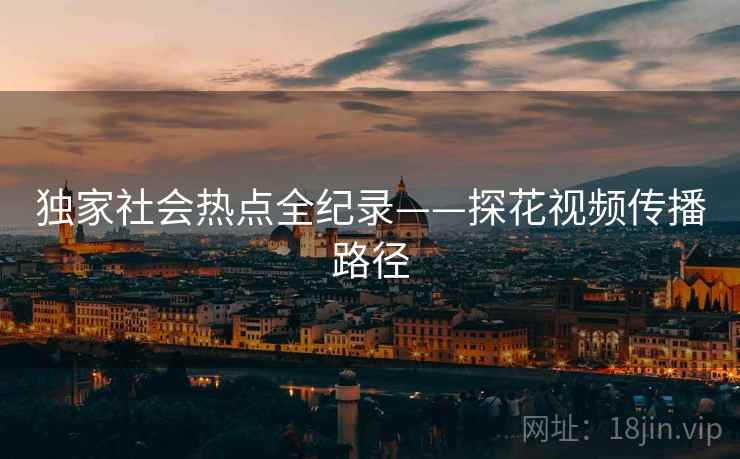 独家社会热点全纪录——探花视频传播路径