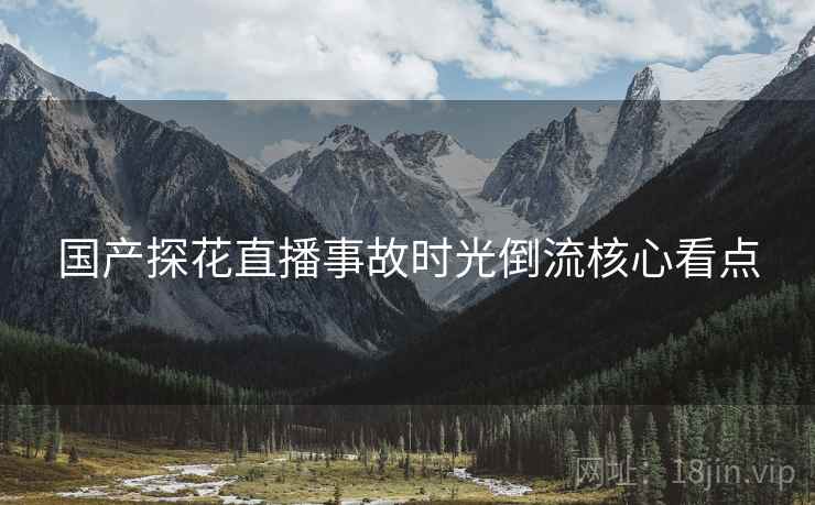 国产探花直播事故时光倒流核心看点