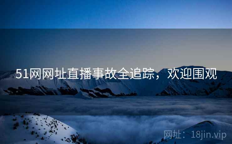 51网网址直播事故全追踪，欢迎围观