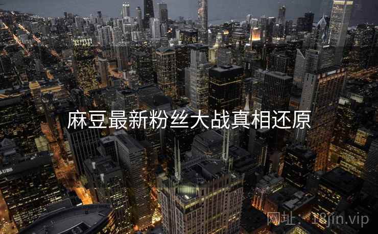 麻豆最新粉丝大战真相还原
