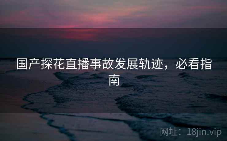 国产探花直播事故发展轨迹，必看指南