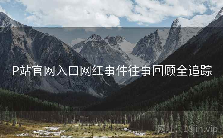 P站官网入口网红事件往事回顾全追踪