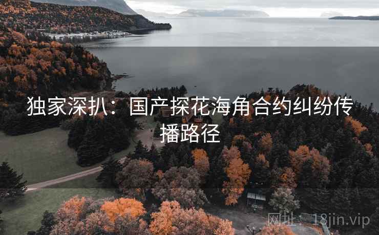 独家深扒：国产探花海角合约纠纷传播路径